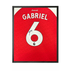 Gabriel Magalhães Signed Arsenal 25/26 Shirt Compact Frame