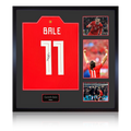 Gareth Bale Signed Wales Shirt Elite Frame