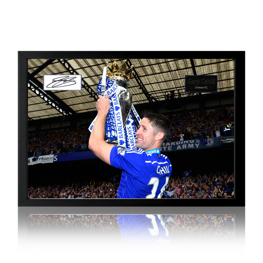 Gary Cahill Signed Chelsea Plaque Iconic Frame