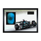 George Russell Signed Mercedes F1 Cap Iconic Frame (ACG Cert)