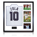 Gianfranco Zola Signed Parma Calcio 1913 Shirt Elite Frame