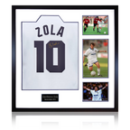 Gianfranco Zola Signed Parma Calcio 1913 Shirt Elite Frame
