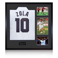 Gianfranco Zola Signed Parma Calcio 1913 Shirt Elite Frame