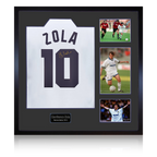 Gianfranco Zola Signed Parma Calcio 1913 Shirt Elite Frame
