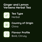 Ginger and Lemon Verbena Herbal Tea
