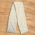 Golden Snowflakes - Soft Fleece Christmas scarf