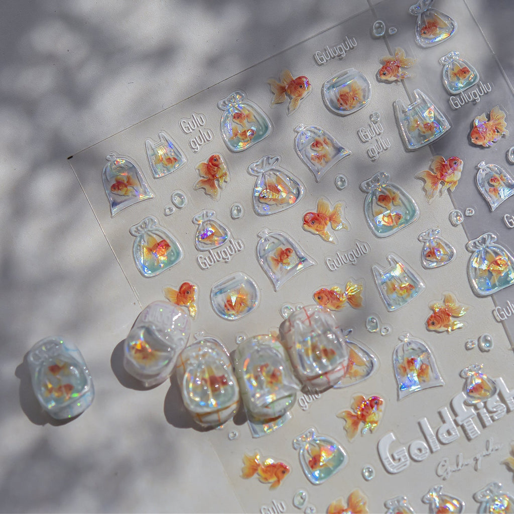 Hello Claws | Goldfish Nail Deco Sticker