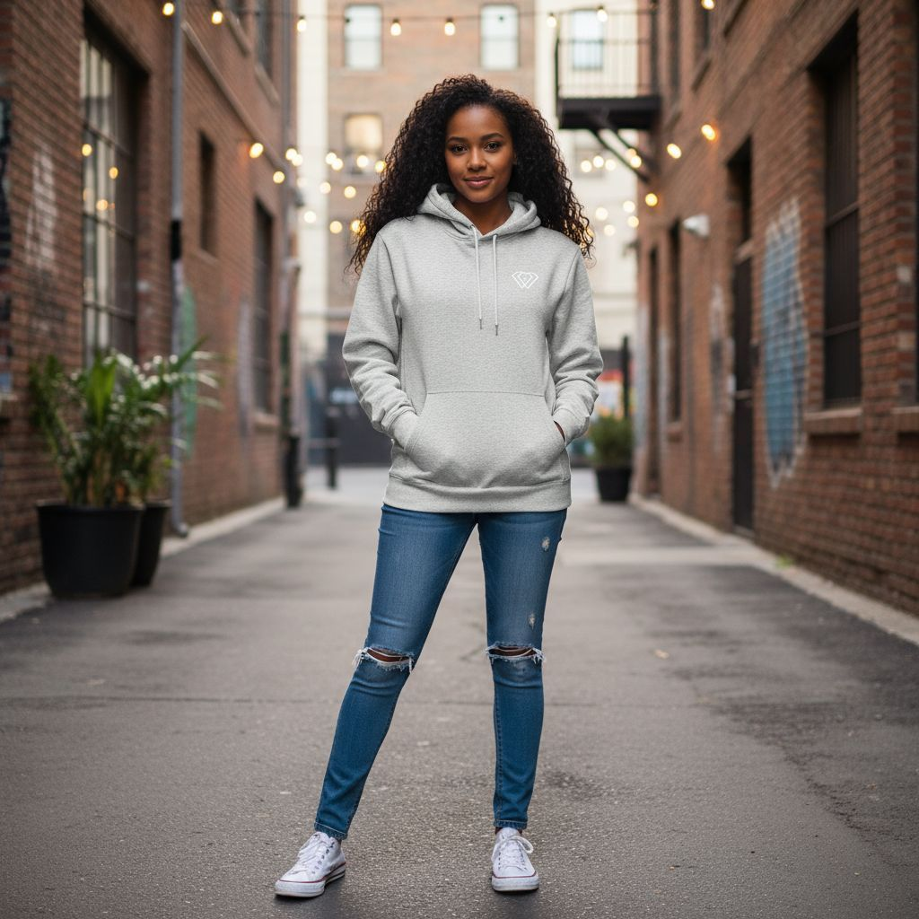 Women's 100% Cotton Minimal Hoodie