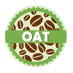 Decaf Coffee Shop Labels 20mm 1000 labels per roll