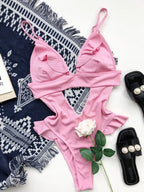 2 Pieces Swimsuit For Women Summer Beach Bikini With Floral Print & Mesh Cover-Up