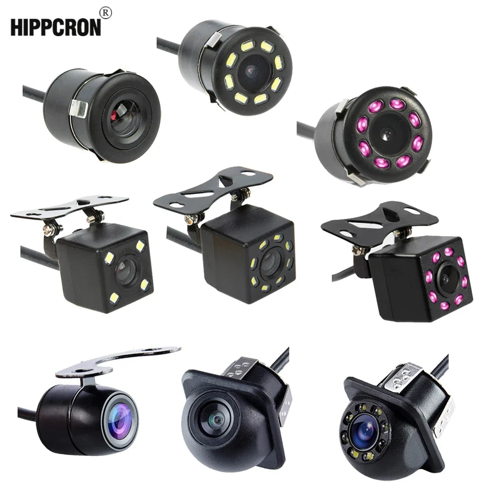 Hippcron Car Rear View Camera HD Waterproof Backup Camera with Night Vision (170° Wide Angle)