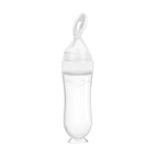Softuru Baby Feeding Bottle – Silicone Spoon Milk & Cereal Feeder