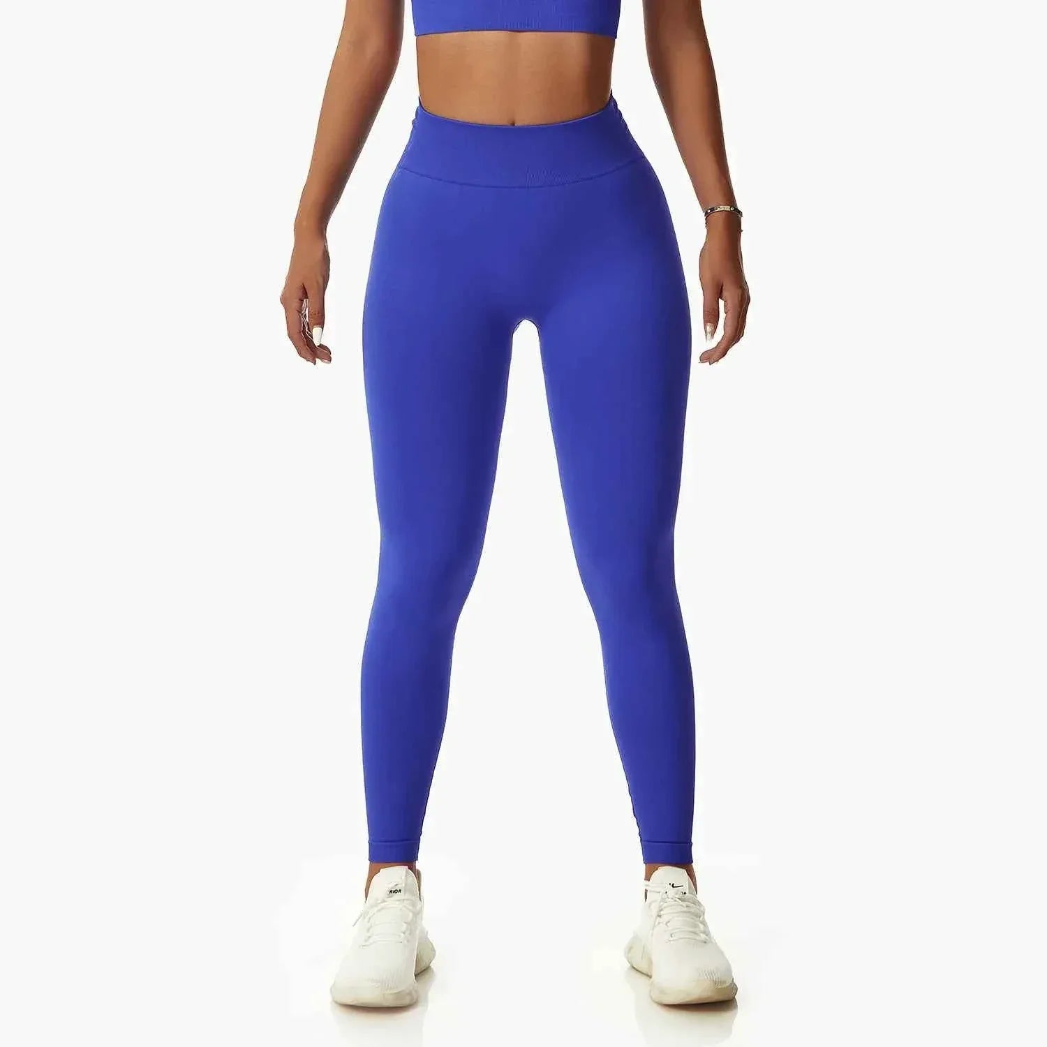 Leggings Yoga Set for Women - Seamless Bra Top and Scrunch Leggings Fitness Sport Suit