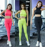 Women's Quick-Dry Short Sleeve Yoga & Running Tracksuit