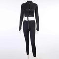 Organic yoga clothing Long Sleeve Suit Fitness Yoga pants set Wear Seamless Sportswear Work Out Clothing Set For Women
