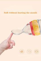 Softuru Baby Feeding Bottle – Silicone Spoon Milk & Cereal Feeder