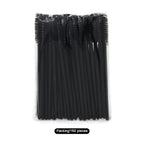 ANNAFRIS 50Pcs  Disposable Eyelash  Brush Soft Head Crystal Eyebrow Brush Lash Extension Brush  Mascara Wand Makeup Tool