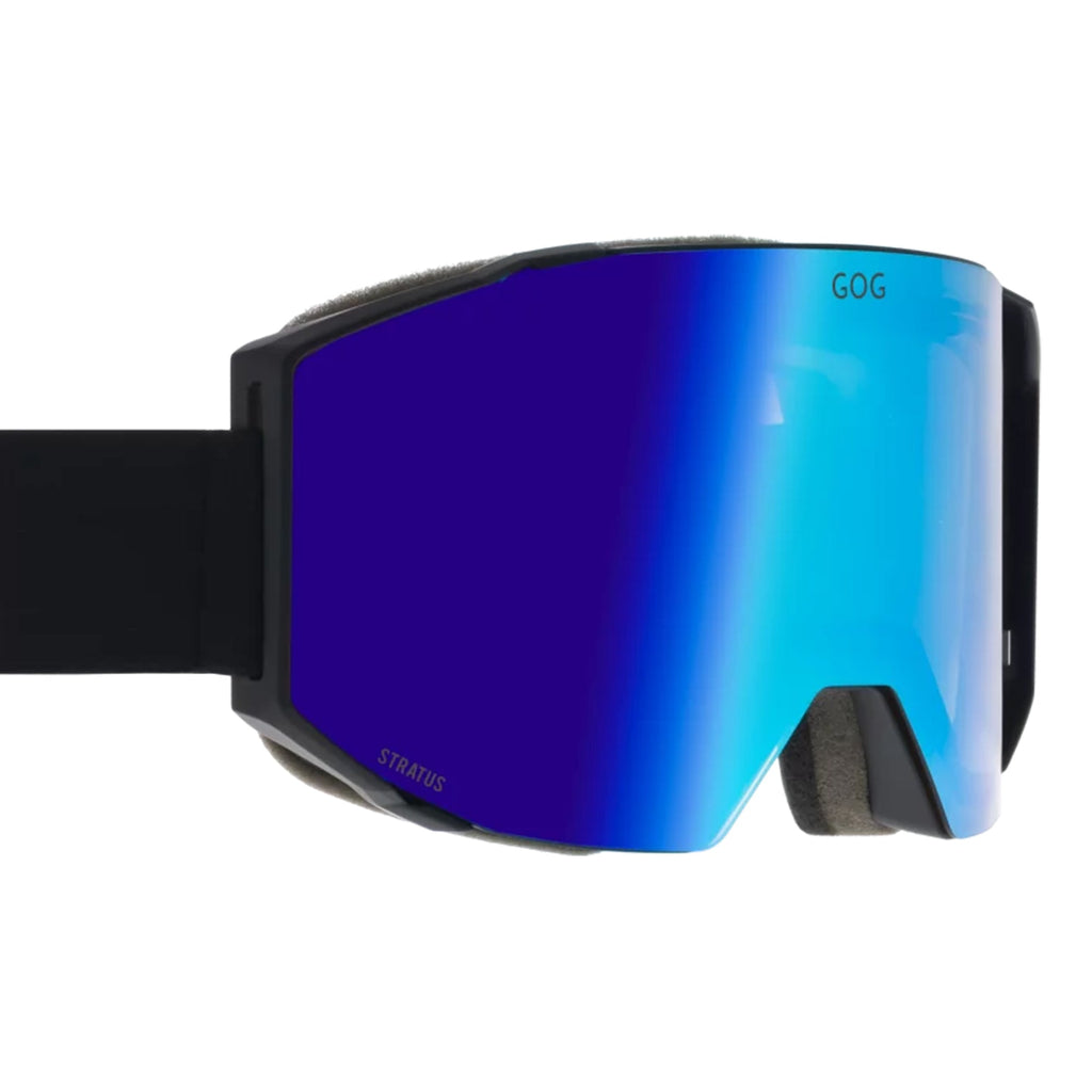 Unisex Stratus UV400 Ski Snowboard Goggles with Anti-Fog Mirror Double Lens