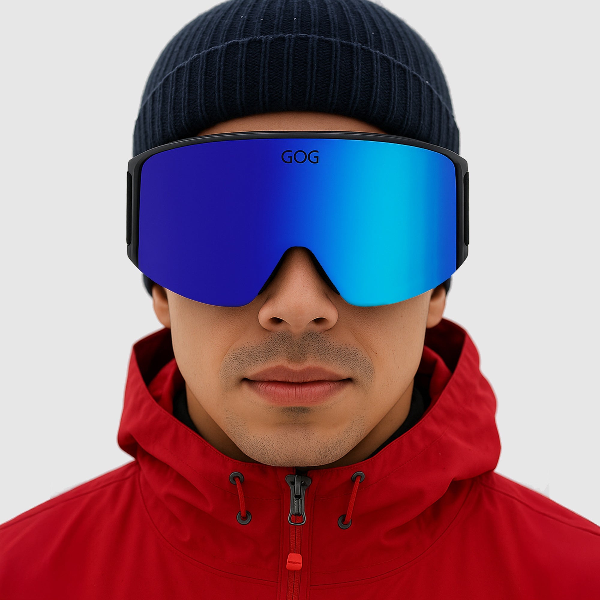 Unisex Stratus UV400 Ski Snowboard Goggles with Anti-Fog Mirror Double Lens