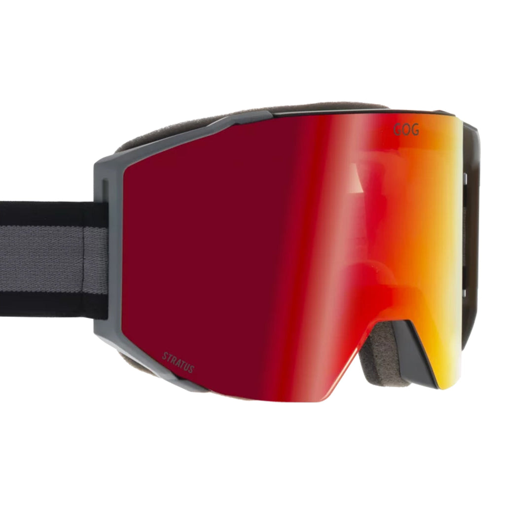Unisex Stratus UV400 Ski Snowboard Goggles with Anti-Fog Mirror Double Lens