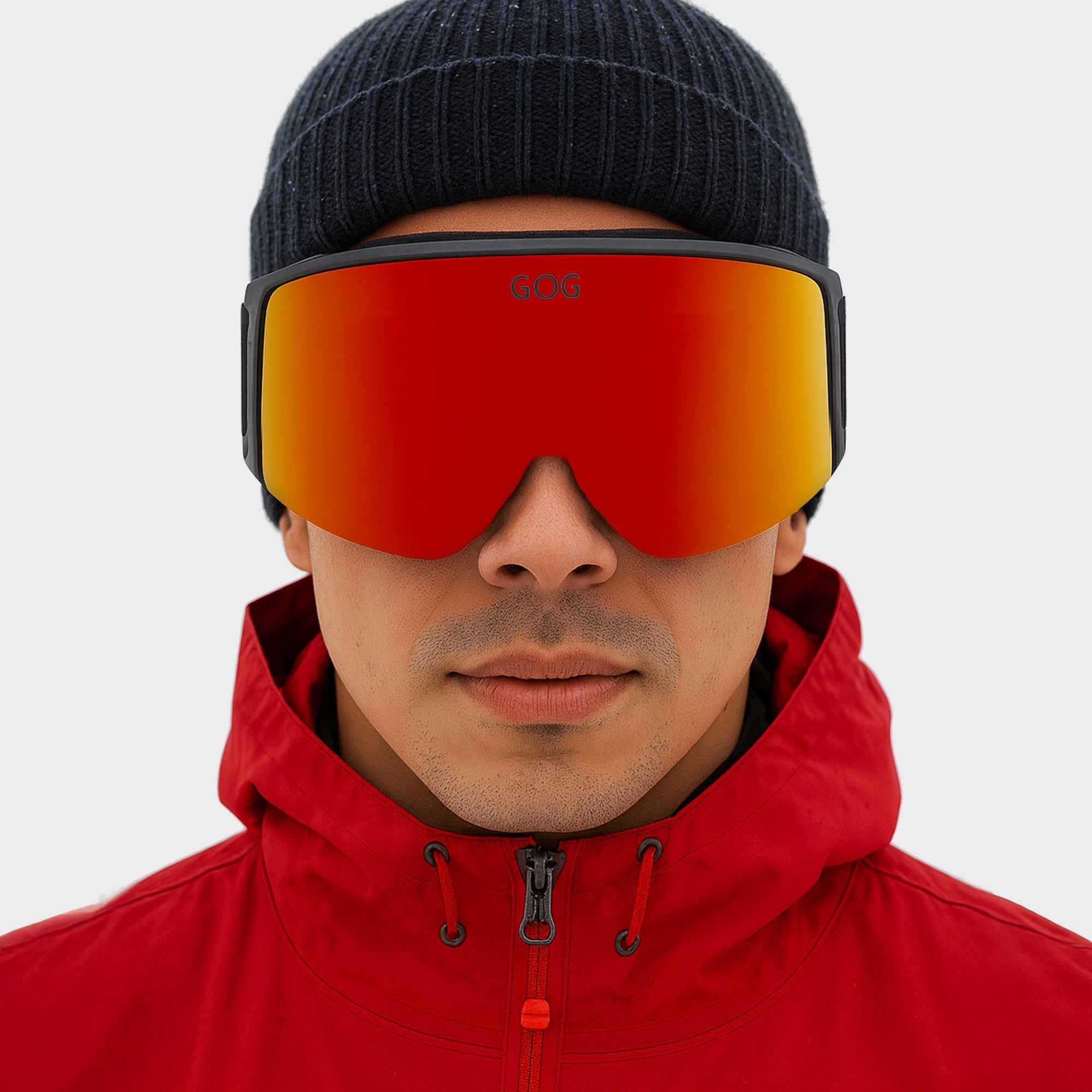Unisex Stratus UV400 Ski Snowboard Goggles with Anti-Fog Mirror Double Lens