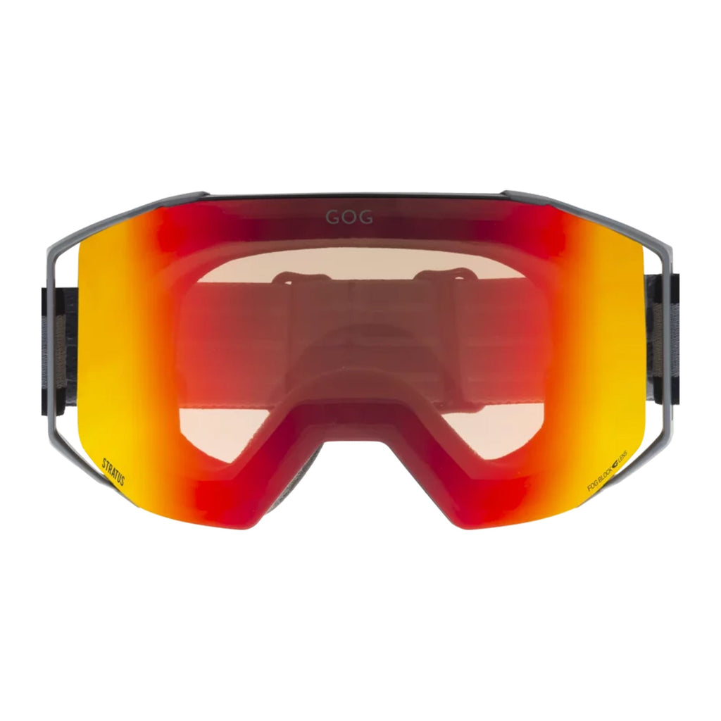 Unisex Stratus UV400 Ski Snowboard Goggles with Anti-Fog Mirror Double Lens