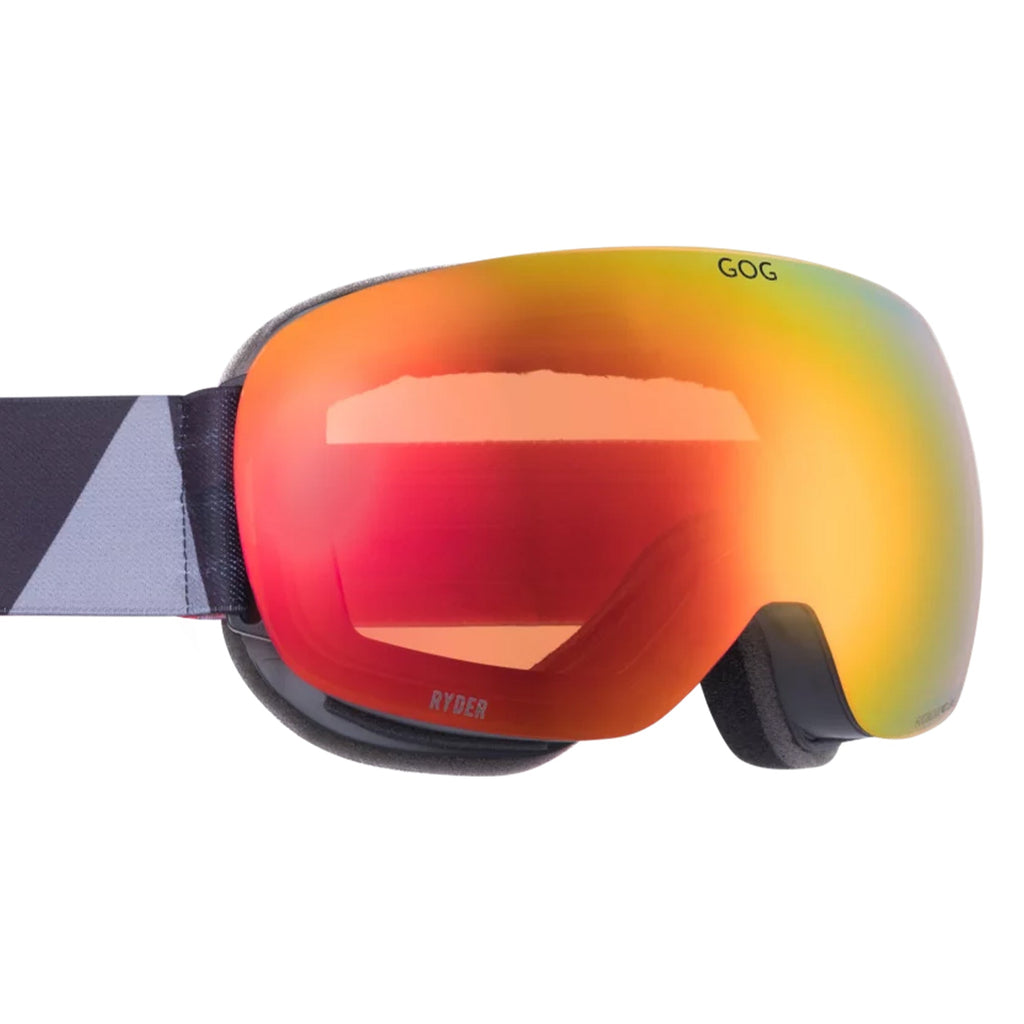 Unisex Ryder UV400 Ski Snowboard Goggles with Anti-Fog Mirror Double Lens