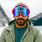 Unisex Nebula UV400 Ski Snowboard Goggles with Anti-Fog Mirror Double Lens