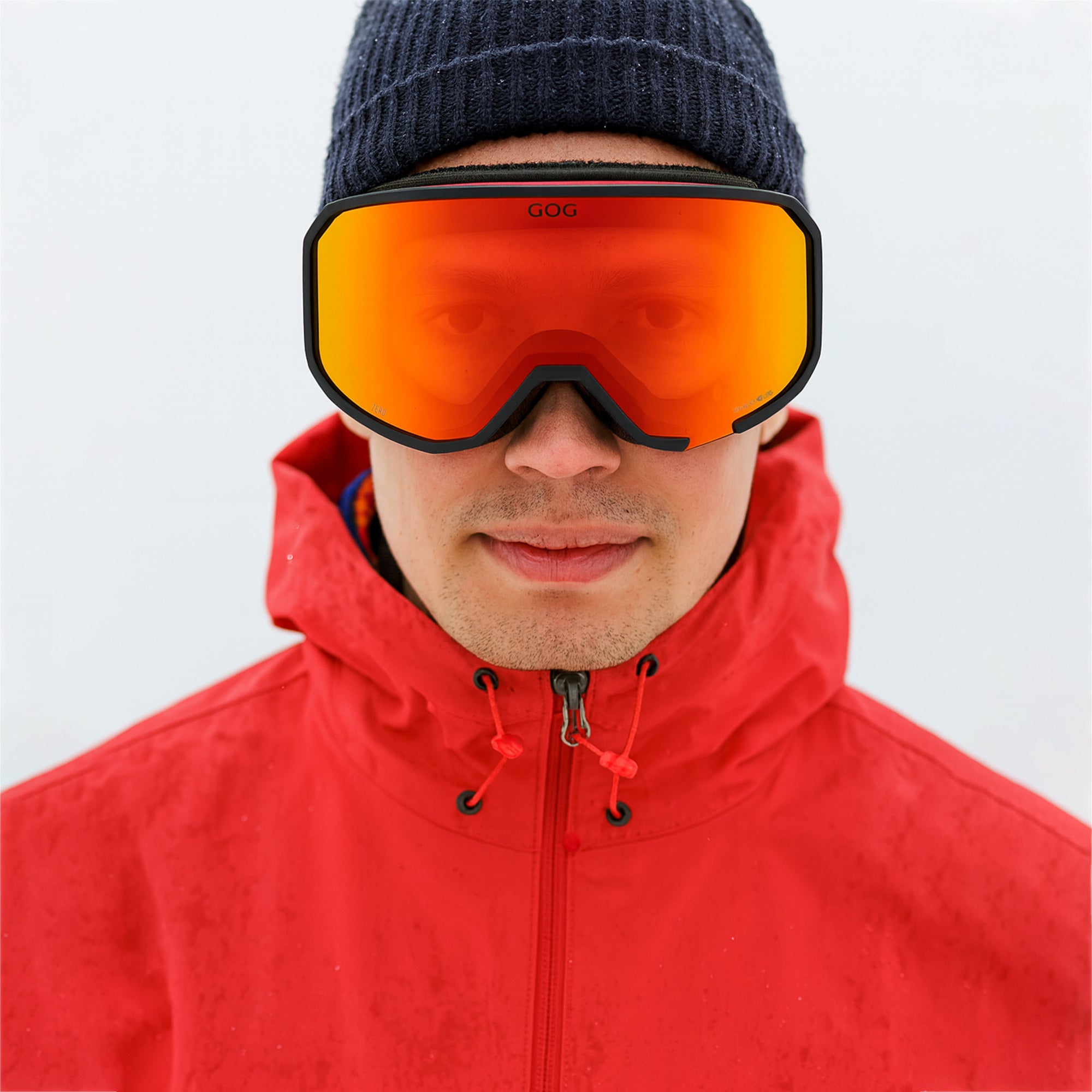 Zero UV400 Ski Snowboard Goggles with Anti-Fog Hydrophobic Mirror Double Lens