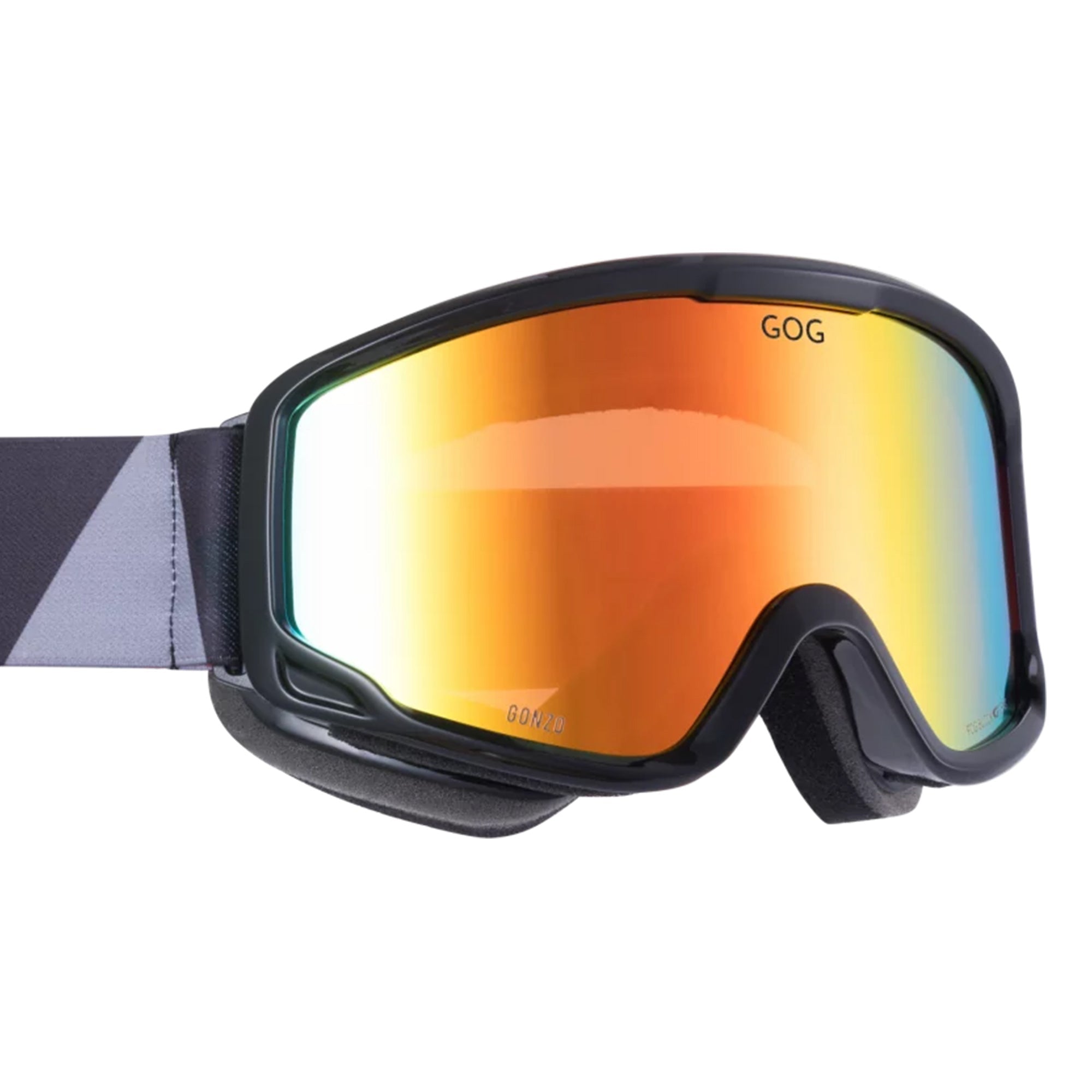 Gonzo UV400 Ski Snowboard Goggles with Anti-Fog Mirror Hydrophobic Double Lens
