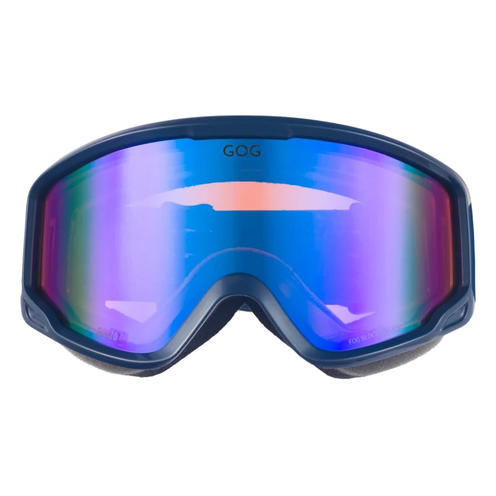 Gonzo UV400 Ski Snowboard Goggles with Anti-Fog Mirror Hydrophobic Double Lens