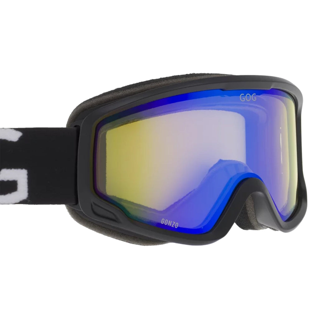 Gonzo UV400 Ski Snowboard Goggles with Anti-Fog Mirror Hydrophobic Double Lens