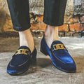 Plus Size 48 Corduroy Material Fashion Men Loafers Shoes Slip On Dress Shoes