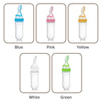 Softuru Baby Feeding Bottle – Silicone Spoon Milk & Cereal Feeder