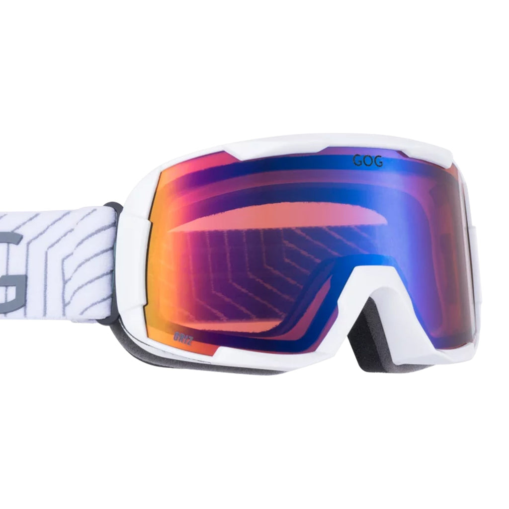 Griz UV400 Ski Snowboard Goggles with Anti-Fog Mirror Hydrophobic Double Lens