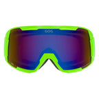 Griz UV400 Ski Snowboard Goggles with Anti-Fog Mirror Hydrophobic Double Lens