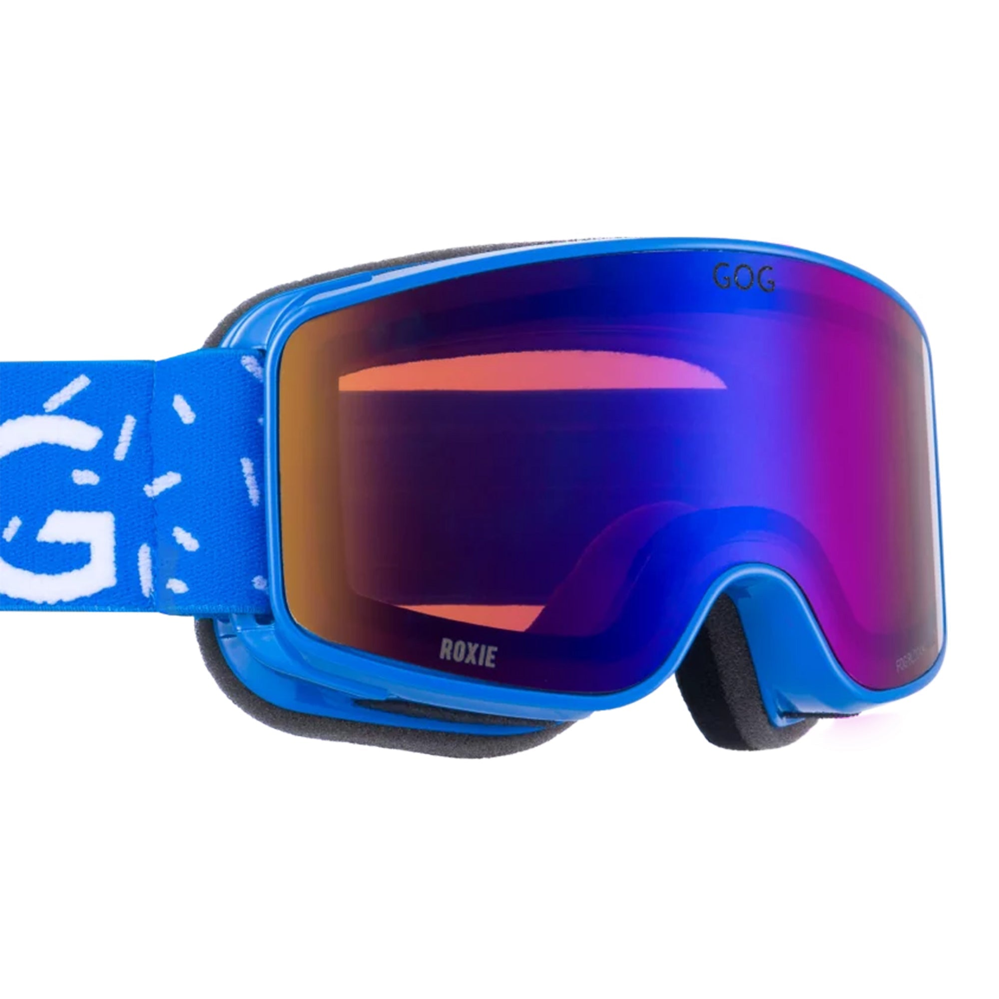 Roxie UV400 Ski Snowboard Goggles with Anti-Fog Mirror Hydrophobic Double Lens