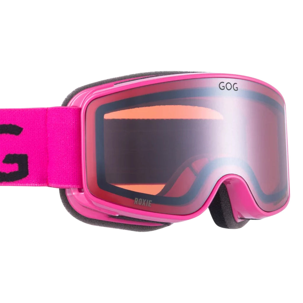Roxie UV400 Ski Snowboard Goggles with Anti-Fog Mirror Hydrophobic Double Lens