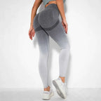 Gradient Yoga Butt Lift Tight Workout Seamless Fitness Gym Leggings For Women