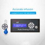 Jebao DP-2 4W Auto Dosing Pump Peristalsis Pump 2-Channel Dosing Aquarium Tank Coral Reef Automatic Feeder Liquid Dispenser, US Plug, DP-2 4W