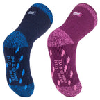 2 Pack Kids Harry Potter Socks with Grips, Thermal Non Slip Slipper Socks