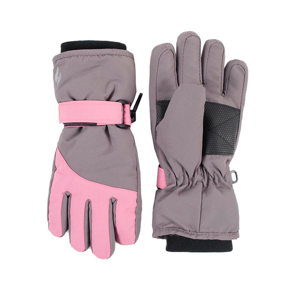 Kids Ski Gloves and Trapper Hat Set