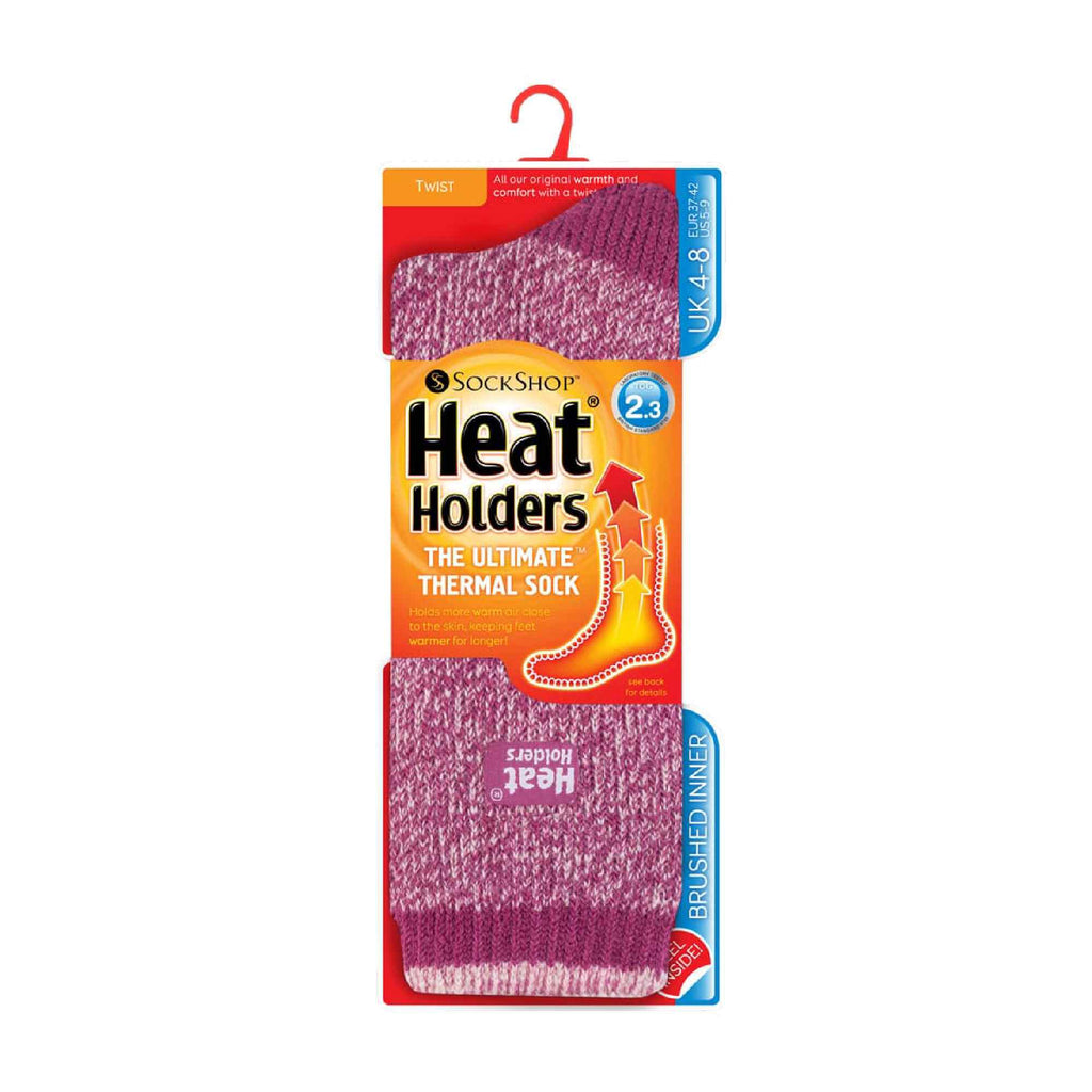 Ladies Twist Patterned Thick Winter Warm Thermal Socks