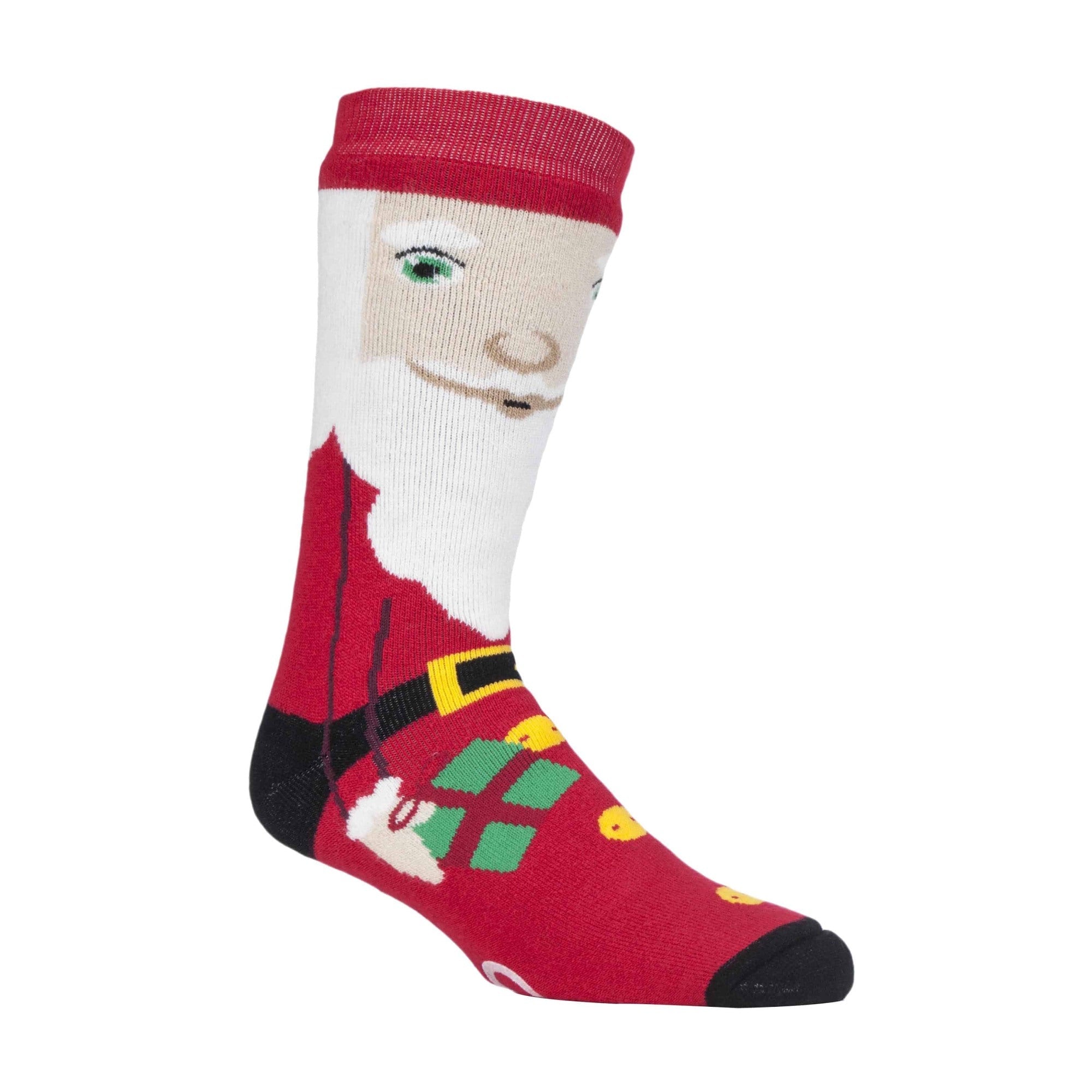 Ladies Christmas Non Slip Thermal Slipper Socks with Grippers