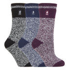 Set of 3 Insulated Thermal Ladies Socks for Ultimate Cold Weather Comfort