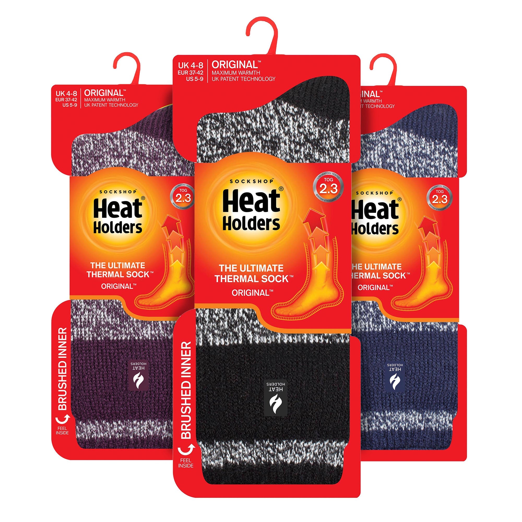 Set of 3 Insulated Thermal Ladies Socks for Ultimate Cold Weather Comfort