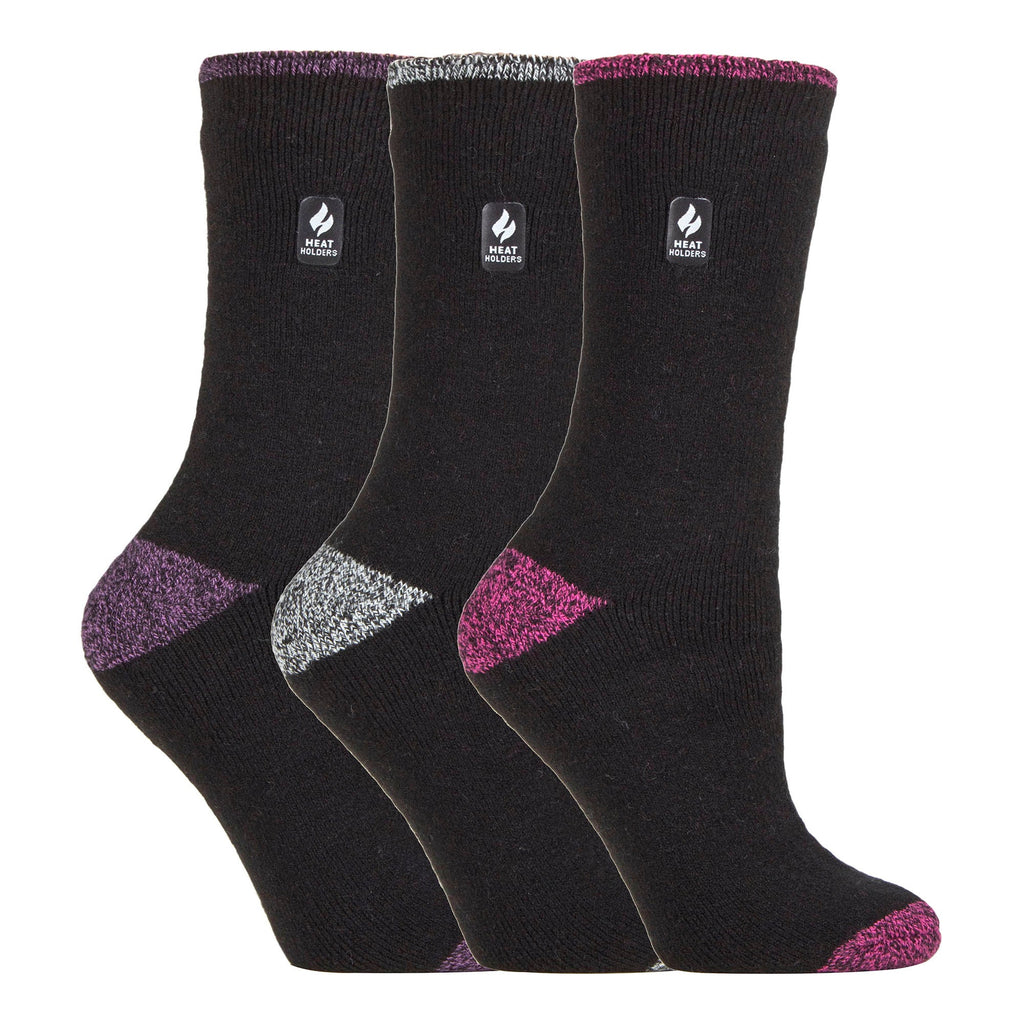 Set of 3 Insulated Thermal Ladies Socks for Ultimate Cold Weather Comfort