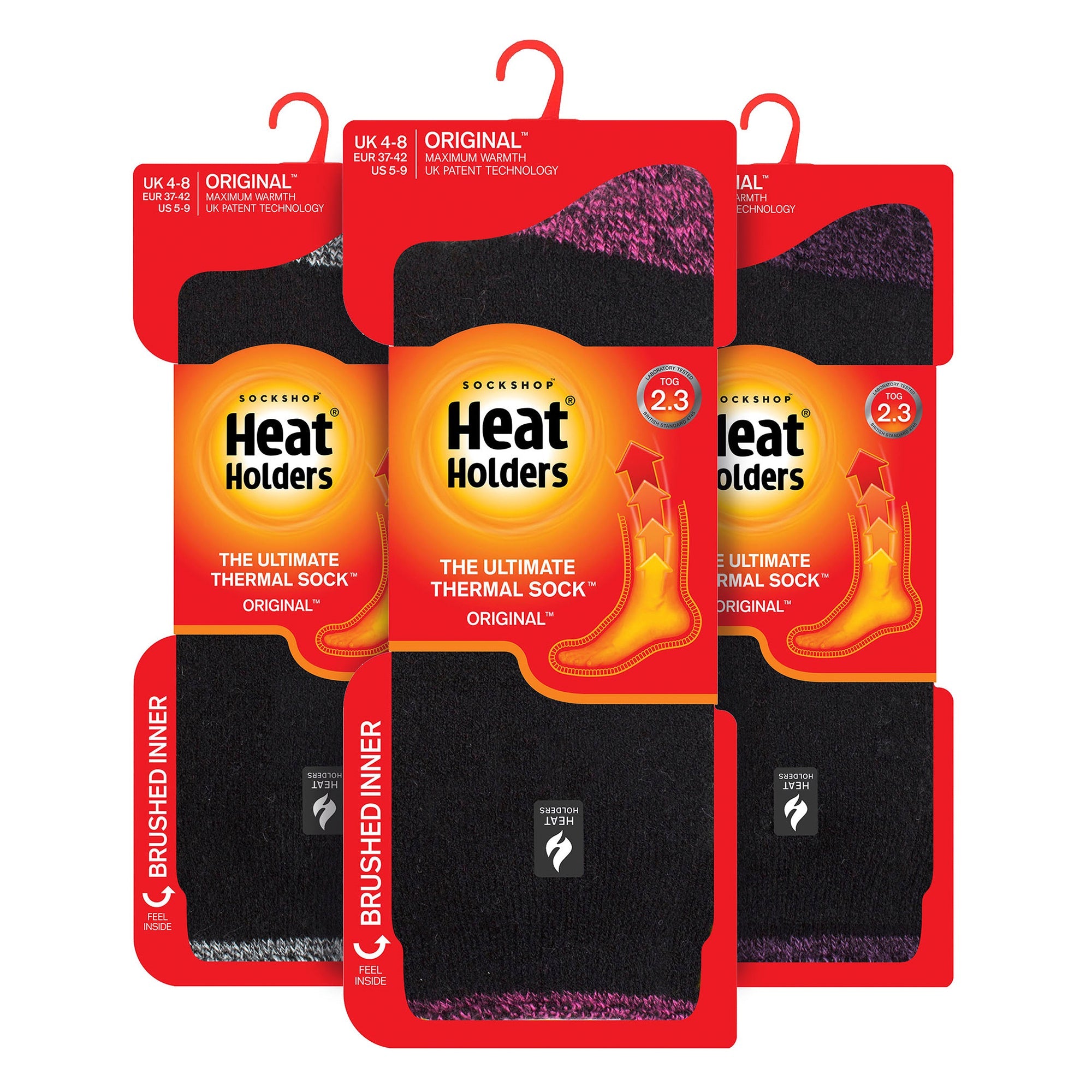 Set of 3 Insulated Thermal Ladies Socks for Ultimate Cold Weather Comfort