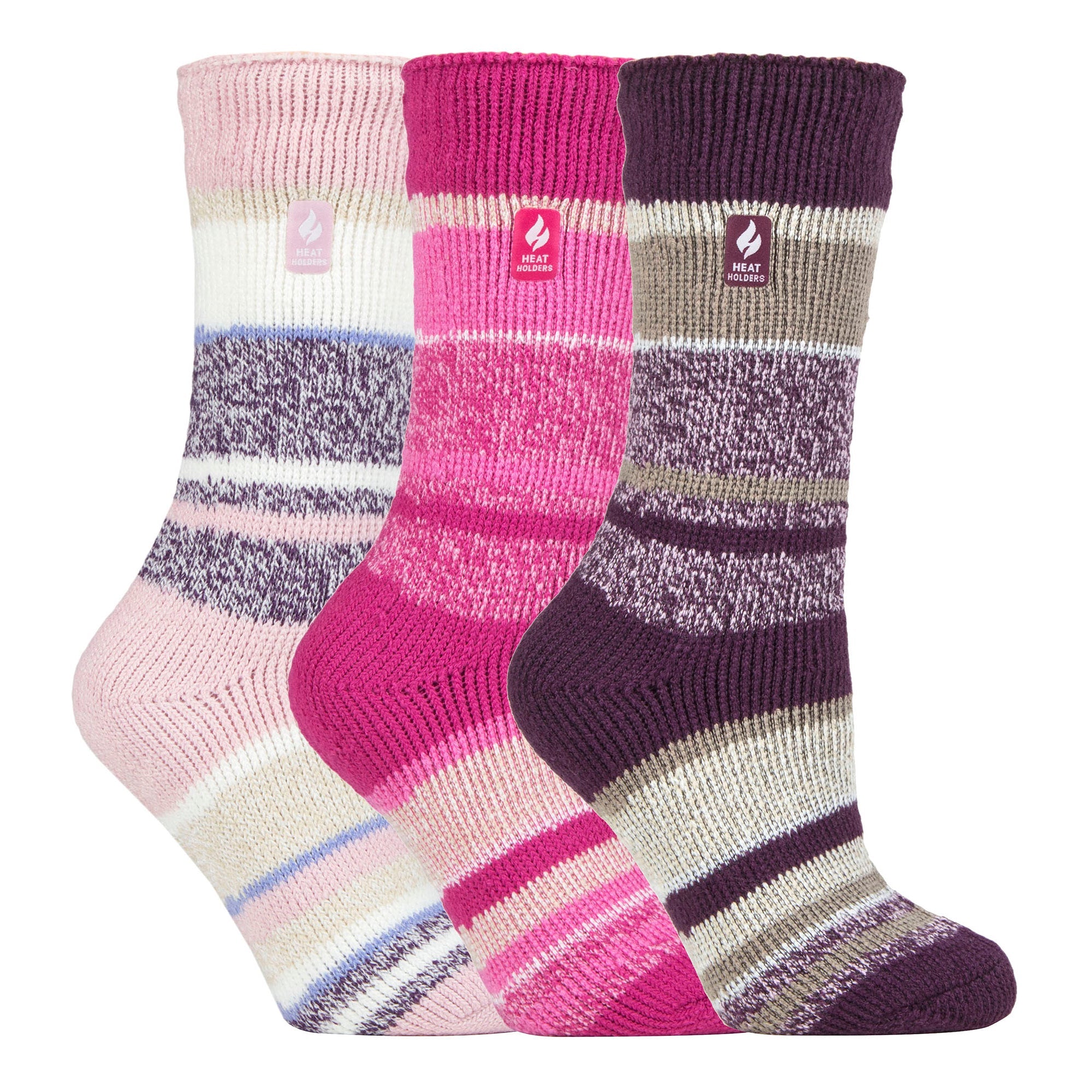 Set of 3 Insulated Thermal Ladies Socks for Ultimate Cold Weather Comfort