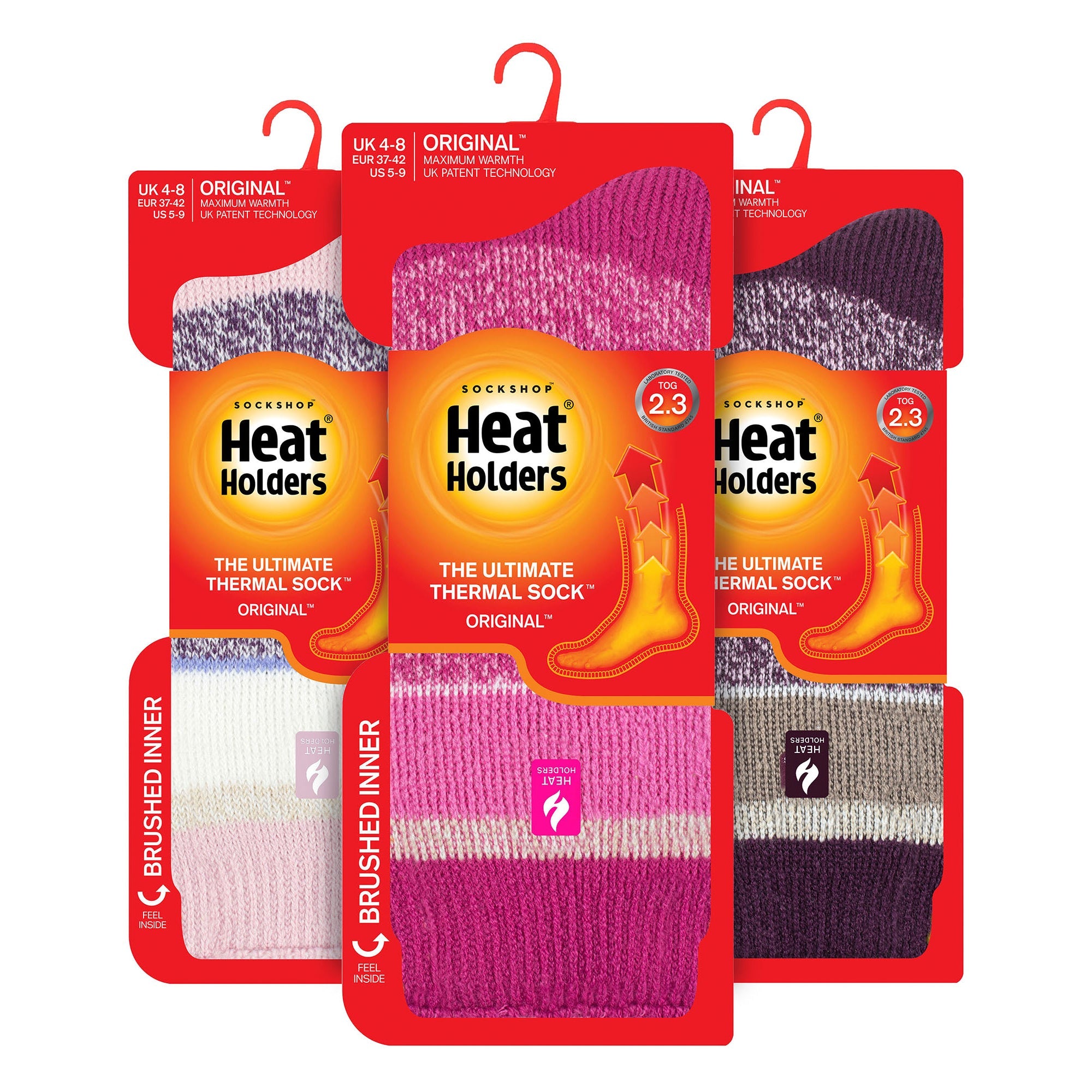 Set of 3 Insulated Thermal Ladies Socks for Ultimate Cold Weather Comfort